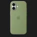Чехол Apple Silicone Case with Magsafe для iPhone 17 (Light Moss)