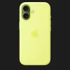 Чехол Apple Silicone Case with Magsafe для iPhone 17 (Neon Yellow)