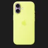 Чехол Apple Silicone Case with Magsafe для iPhone 17 (Neon Yellow)
