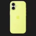 Чехол Apple Silicone Case with Magsafe для iPhone 17 (Neon Yellow)