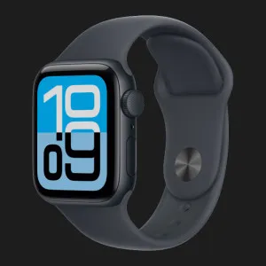 Apple Watch SE 3 GPS + LTE 44mm Midnight Aluminium Case with Midnight Sport Band (S/M) (MEPH4)