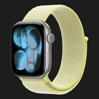 Apple Watch Series 11 GPS, 42mm Space Gray Aluminum Case with Neon Yellow Sport Loop в Киеве