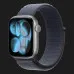 Apple Watch Series 11 GPS, 42mm Space Gray Aluminum Case with Anchor Blue Sport Loop