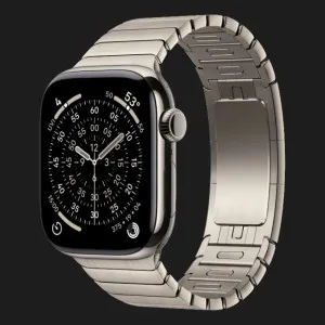Apple Watch Series 11 GPS, 46mm Natural Titanium Case with Natural Link Bracelet