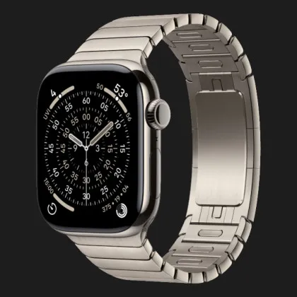 Apple Watch Series 11 GPS, 46mm Natural Titanium Case with Natural Link Bracelet