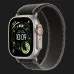 Apple Watch Ultra 3 GPS + LTE, 49mm Natural Titanium Case with Black/Charcoal Trail Loop - M/L