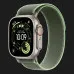 Apple Watch Ultra 3 GPS + LTE, 49mm Natural Titanium Case with Green/Neon Trail Loop - M/L