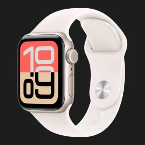 Apple Watch SE 3 GPS, 40mm Starlight Aluminum Case with Light Blush Sport Band (M/L) (Ultra)