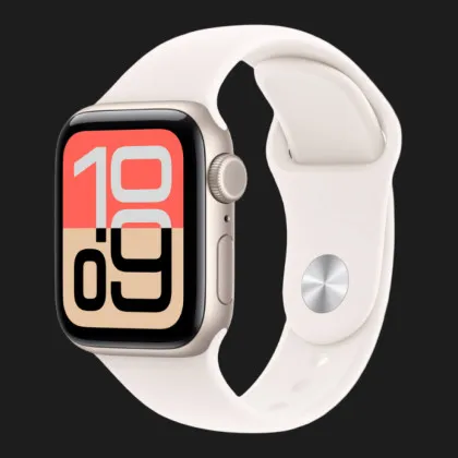 Apple Watch SE 3 GPS, 40mm Starlight Aluminum Case with Light Blush Sport Band (M/L) (Ultra)