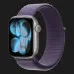 Apple Watch Series 11 GPS, 46mm Space Gray Aluminum Case with Purple Fog Sport Loop