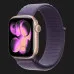 Apple Watch Series 11 GPS, 46mm Rose Gold Aluminum Case with Purple Fog Sport Loop