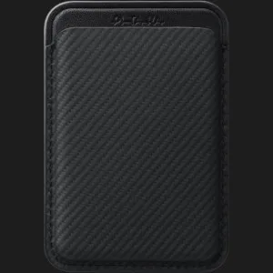 Чехол-кошелек Pitaka MagSafe Woven Wallet (Black/Gray) в Чорткове
