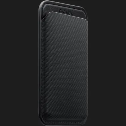 Чехол-кошелек Pitaka MagSafe Woven Wallet (Black/Gray) в Ковеле