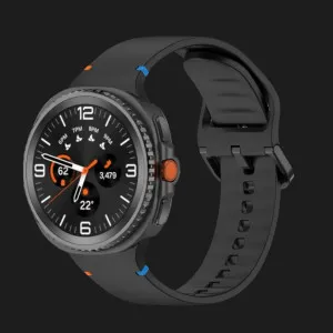 Ремінець Silicone Fit для Samsung Galaxy Watch 9/8 (Black) в Хмельницькому