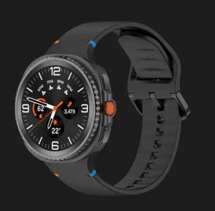 Ремінець Silicone Fit для Samsung Galaxy Watch 8 (Black)