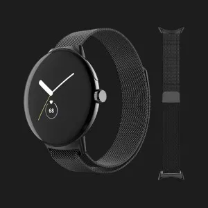 Ремінець Milanese Magnetic для Google Pixel Watch 41 mm (Black) у Луцьк