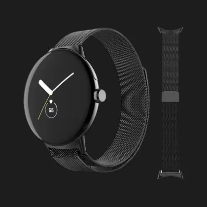 Ремінець Milanese Magnetic для Google Pixel Watch 1/2/3/4 41 mm (Black) в Чернігові