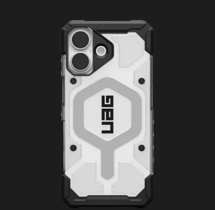 Чехол UAG Pathfinder Clear MagSafe для iPhone 17 (Ice/Silver)