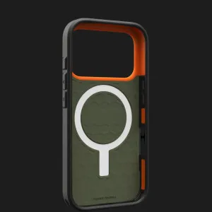 Чехол UAG Civilian Magsafe для iPhone 17 Pro (Olive/Orange) в Хмельницком