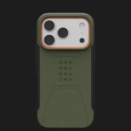 Чохол UAG Civilian Magsafe для iPhone 17 Pro Max (Olive/Orange)