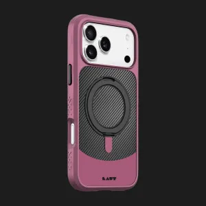 Чохол LAUT Carbon Matter MagSafe для iPhone 17 Pro Max (Wine Red) у Луцьк