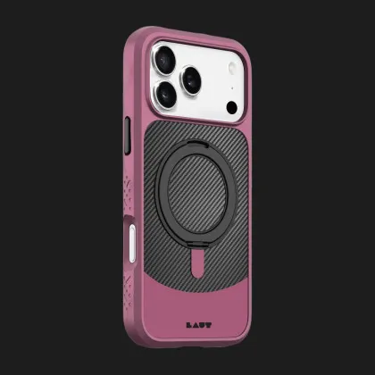 Чохол LAUT Carbon Matter MagSafe для iPhone 17 Pro (Wine Red)