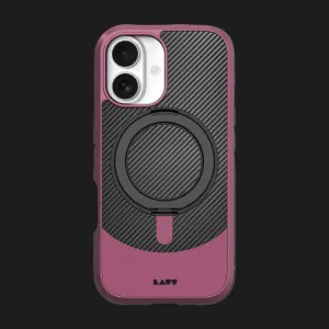 Чохол LAUT Carbon Matter MagSafe для iPhone 17 (Wine Red) у Луцьк