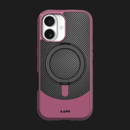 Чохол LAUT Carbon Matter MagSafe для iPhone 17 (Wine Red)