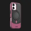 Чохол LAUT Carbon Matter MagSafe для iPhone 17 (Wine Red)