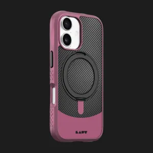 Чохол LAUT Carbon Matter MagSafe для iPhone 17 (Wine Red) у Луцьк