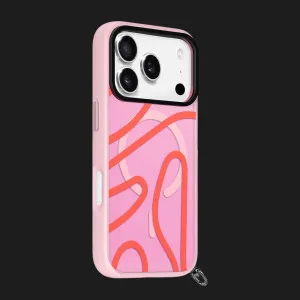 Чохол LAUT Keyko Pop MagSafe для iPhone 17 Pro Max (Rosy Wave) в Хмельницькому