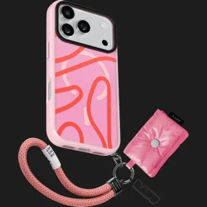 Чохол LAUT Keyko Pop MagSafe для iPhone 17 Pro Max (Rosy Wave) в Хмельницькому