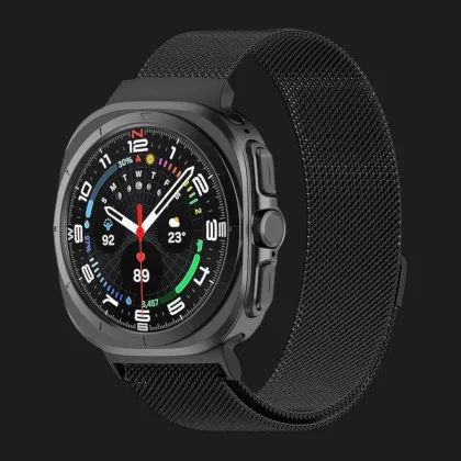Ремінець Milanese Magnetic для Samsung Galaxy Watch Ultra (Black)