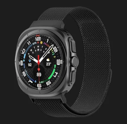 Ремешок Milanese Magnetic для Samsung Galaxy Watch Ultra (Black)