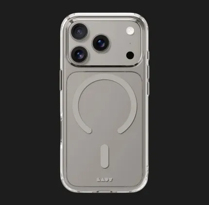 Чохол LAUT Crystal Fluro MagSafe для iPhone 17 Pro Max (Clear Grey)