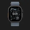 Ремешок Apple Ocean Band для Apple Watch 44/45/46/49 mm (Ice Blue - Black Titanium) (MYP83)