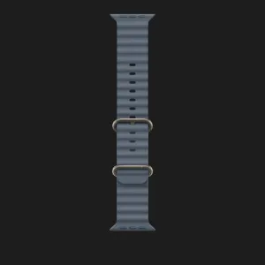 Ремінець Apple Ocean Band для Apple Watch 44/45/46/49 mm (Ice Blue - Natural Titanium) (MXTF3)