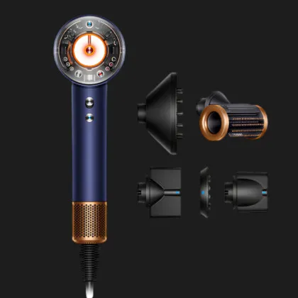 Фен для волос Dyson Supersonic HD16 Nural Straight+Wavy (Prussian Blue/Rich Copper) в Черкасах