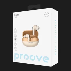 Навушники Proove Blitz TWS with ANC (Beige) в Дрогобичі