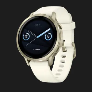 Garmin Venu 4 41mm Lunar Gold with Bone Silicone Band в Кропивницком