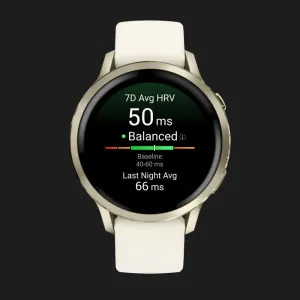 Garmin Venu 4 41mm Lunar Gold with Bone Silicone Band в Кропивницком