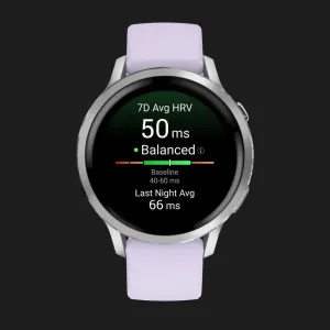 Garmin Venu 4 41mm Silver with Periwinkle Silicone Band в Кропивницком