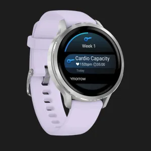 Garmin Venu 4 41mm Silver with Periwinkle Silicone Band в Кропивницком