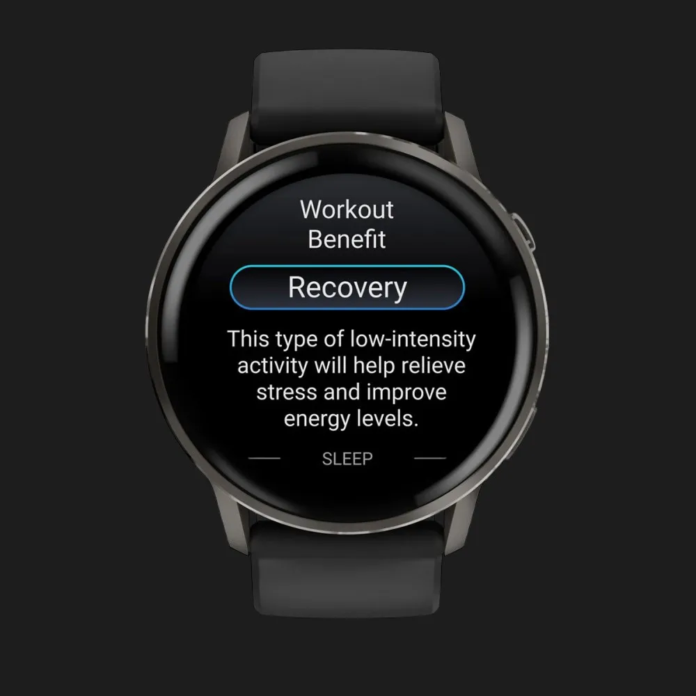 Garmin Venu 4 45mm Slate with Black Silicone Band