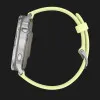 Garmin Venu 4 45mm Silver with Citron Silicone Band