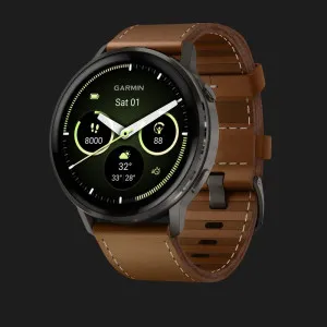 б/у Garmin Venu 4 45mm Slate with Black Silicone Band and Brown Leather Band в Бердичеві