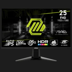 Монітор MSI 24.5" MAG 255XF IPS 300Hz (UA) в Олександрії