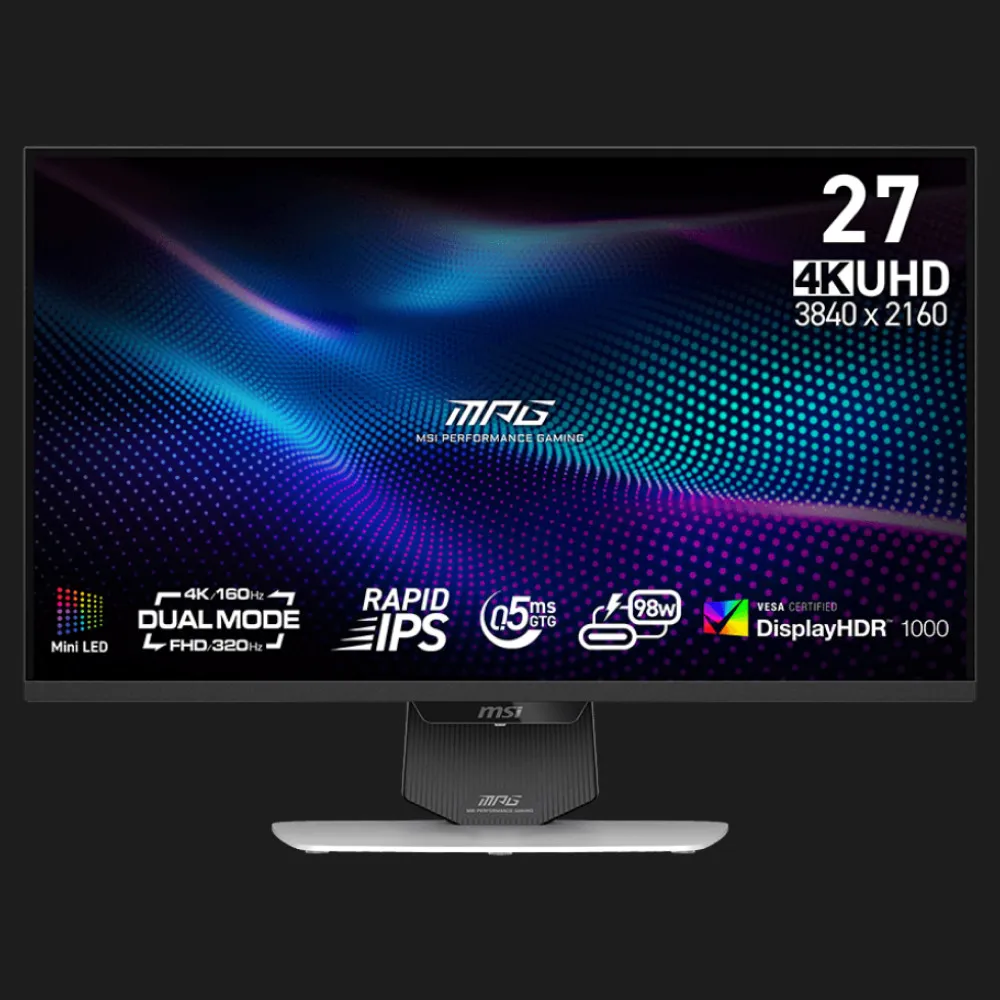 Монитор MSI 27” MPG 274URDFW E16M IPS 160Hz (UA)