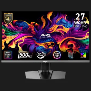 Монітор MSI 26.5" MAG 272QP QD-OLED X50 500Hz (UA) в Олександрії