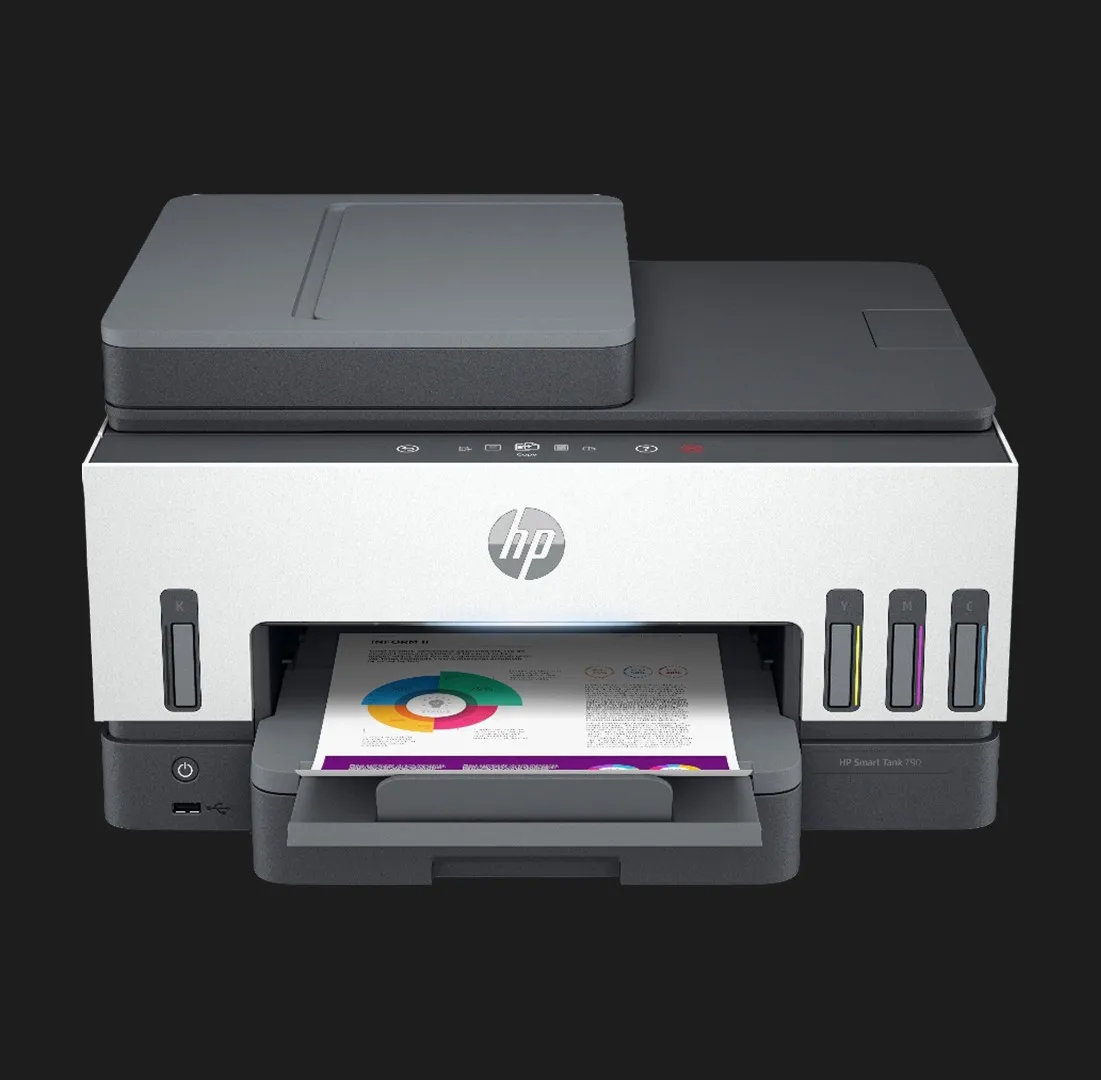 БФП струменевий HP Smart Tank 790 (4WF66A) (White/Gray)